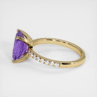 2.67 Ct. Purple Spinel Ring, 10K Yellow Gold 4