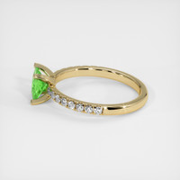 0.70 Ct. Tsavorite Garnet Ring, 10K Yellow Gold 4