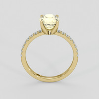 2.27 Ct. Yellow Sapphire Ring, 10K Yellow Gold 3
