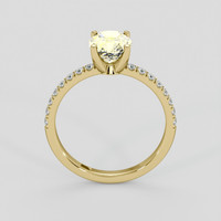 1.82 Ct. Yellow Sapphire Ring, 10K Yellow Gold 3