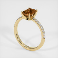 1.57 Ct. Gemstone Ring, 14K Yellow Gold 2