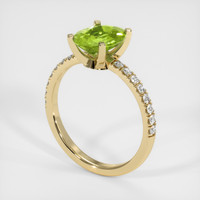 1.55 Ct. Gemstone Ring, 14K Yellow Gold 2