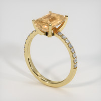 2.94 Ct. Gemstone Ring, 14K Yellow Gold 2