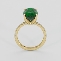 6.13 Ct. Tsavorite Garnet Ring, 14K Yellow Gold 3