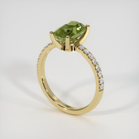 1.79 Ct. Gemstone Ring, 14K Yellow Gold 2