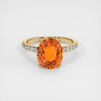 6.15 Ct. Gemstone Ring, 14K Yellow Gold 1