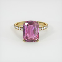 4.45 Ct. Sapphire Ring, 14K Yellow Gold 1