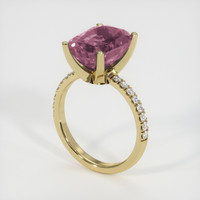 4.45 Ct. Sapphire Ring, 14K Yellow Gold 2