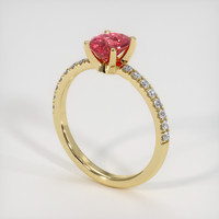 1.07 Ct. Sapphire Ring, 14K Yellow Gold 2