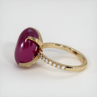 24.98 Ct. Ruby Ring, 14K Yellow Gold 4