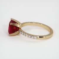 3.15 Ct. Ruby Ring, 14K Yellow Gold 4