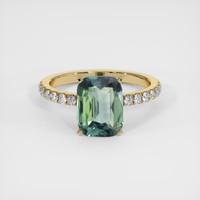 3.33 Ct. Sapphire Ring, 14K Yellow Gold 1