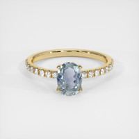 1.52 Ct. Sapphire Ring, 14K Yellow Gold 1