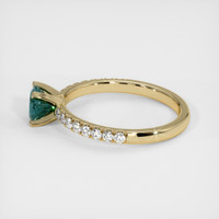 0.57 Ct. Sapphire Ring, 14K Yellow Gold 4