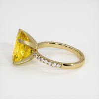 9.71 Ct. Sapphire Ring, 14K Yellow Gold 4