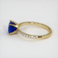 1.68 Ct. Sapphire Ring, 18K Yellow Gold 4