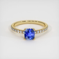 1.16 Ct. Sapphire Ring, 18K Yellow Gold 1