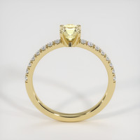 0.55 Ct. Sapphire Ring, 18K Yellow Gold 3