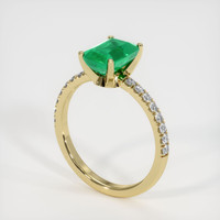 Emerald Ring 1.56 Ct., 18K Yellow Gold Preview