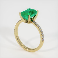 Emerald Ring 2.51 Ct., 18K Yellow Gold Preview