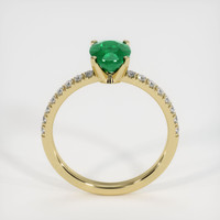 Emerald Ring 1.00 Ct. 18K Yellow Gold Preview