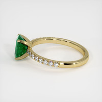 Emerald Ring 1.00 Ct. 18K Yellow Gold Preview