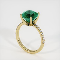 3.36 Ct. Emerald Ring, 18K Yellow Gold 2