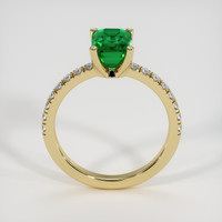 1.22 Ct. Emerald Ring, 18K Yellow Gold 3