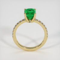 1.43 Ct. Emerald Ring, 18K Yellow Gold 3