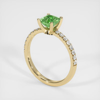 1.08 Ct. Gemstone Ring, 18K Yellow Gold 2