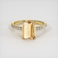 2.94 Ct. Gemstone Ring, 18K Yellow Gold 1