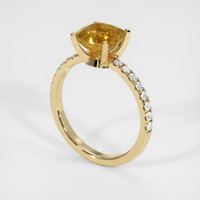 2.13 Ct. Gemstone Ring, 18K Yellow Gold 2