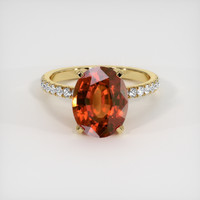 5.16 Ct. Gemstone Ring, 18K Yellow Gold 1