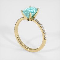 1.82 Ct. Gemstone Ring, 18K Yellow Gold 2