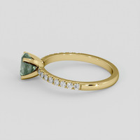 0.84 Ct. Alexandrite Ring, 18K Yellow Gold 4