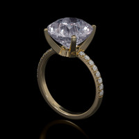 5.38 Ct. Gemstone Ring, 18K Yellow Gold 2