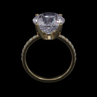 5.38 Ct. Gemstone Ring, 18K Yellow Gold 3