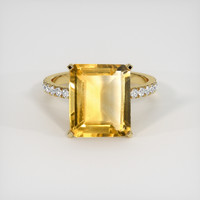 4.87 Ct. Gemstone Ring, 18K Yellow Gold 1