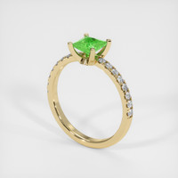 0.70 Ct. Gemstone Ring, 18K Yellow Gold 2