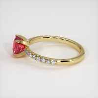 1.07 Ct. Sapphire Ring, 18K Yellow Gold 4