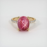 Ruby Ring 9.21 Ct. 18K Yellow Gold Preview