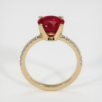 3.15 Ct. Ruby Ring, 18K Yellow Gold 3