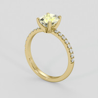 1.82 Ct. Yellow Sapphire Ring, 18K Yellow Gold 2