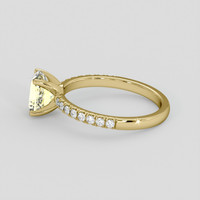 1.82 Ct. Yellow Sapphire Ring, 18K Yellow Gold 4