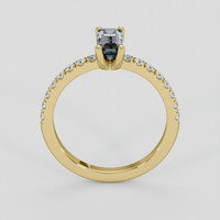 0.89 Ct. Bi Color Sapphire Ring, 18K Yellow Gold 3