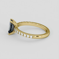 0.89 Ct. Bi Color Sapphire Ring, 18K Yellow Gold 4