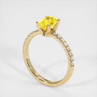 1.78 Ct. Yellow Sapphire Ring, 18K Yellow Gold 2