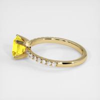 1.78 Ct. Yellow Sapphire Ring, 18K Yellow Gold 4