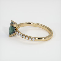 1.19 Ct. Sapphire Ring, 18K Yellow Gold 4