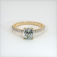 1.12 Ct. Sapphire Ring, 18K Yellow Gold 1